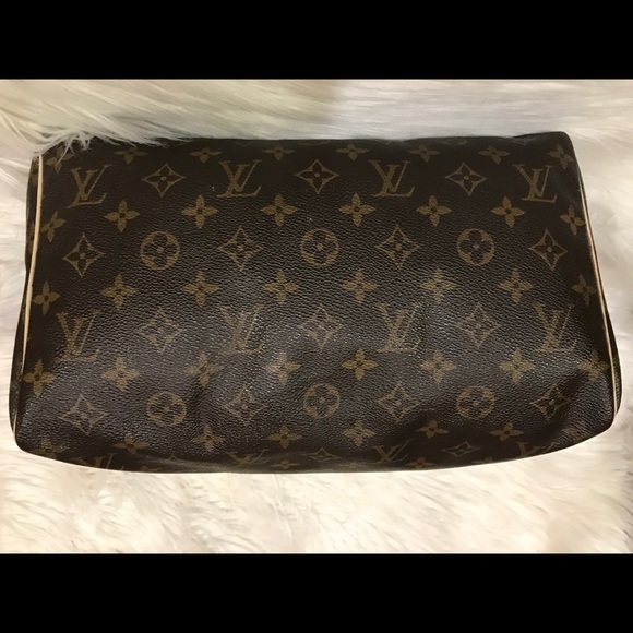 PAINTED Authentic Louis Vuitton Speedy 30  #7.9B - Picture 5 of 8